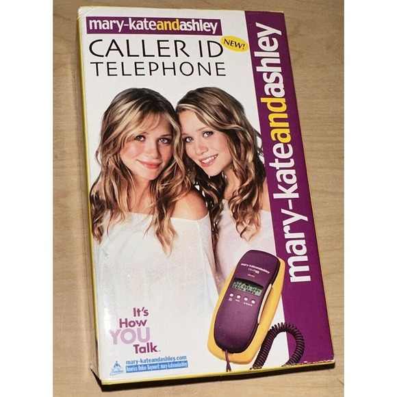 2003 MARY-KATE AND ASHLEY OSLEN TWINS TELEPHONE W/ CALLER ID Pre-owned - Picture 1 of 4